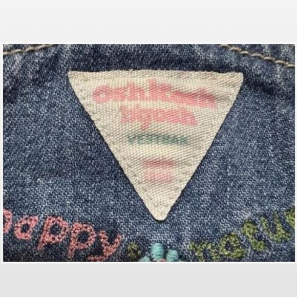 OshKosh B'gosh Baby Blue Denim Vestbak Kid Overalls - Picture 11 of 15